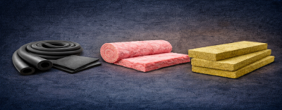 تفاوت عایق الاستومری با پشم شیشه و پشم سنگ